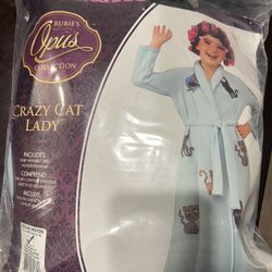 Crazy Cat Lady Kids Costume 