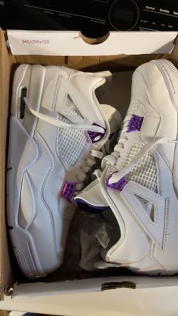 Jordan 4 Purple Metallic