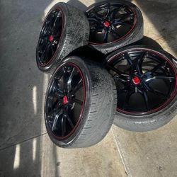 Full set of 2021 Type R Civic wheels