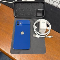 Blue iPhone 12 -  256gb
