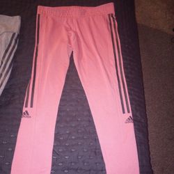 euc Adidas Pink Pants in Fantastic Condition Size Large 
