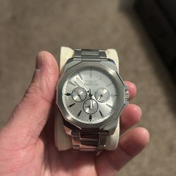 Mens Silver Invicta Watch 