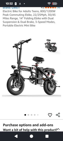 Brand new electric bikle