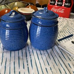 Blue Canisters