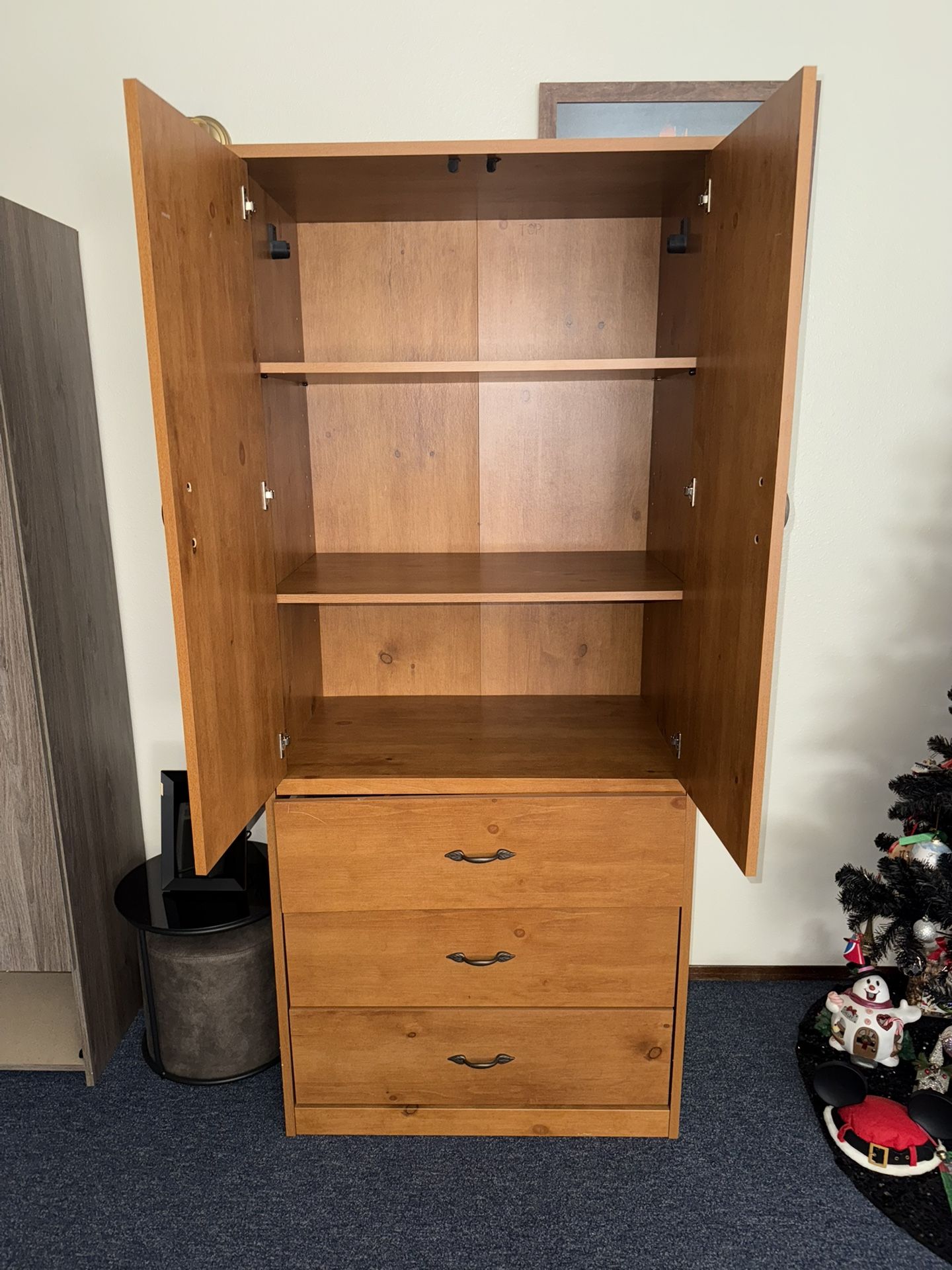 Wooden Storage Cabinet