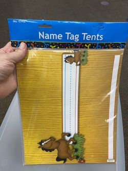 Classroom name Tag Tents