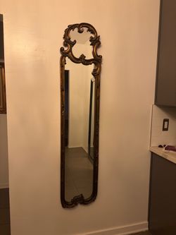 Gold Baroque Style Vintage Mirror