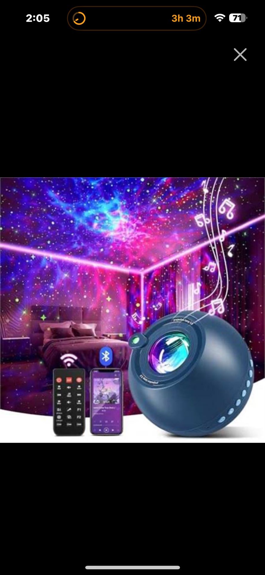 Star Projector, 15 Colors Galaxy Projector for Bedroom Kids, 15 White Noise Star Projector Galaxy Light Projector for Bedroom,5.0 Bluetooth Speaker St