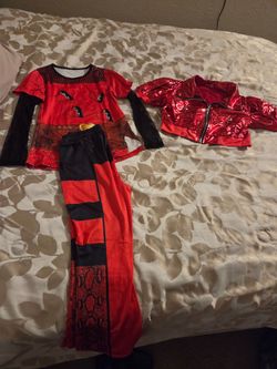Red and Black 3-Piece Costume Set