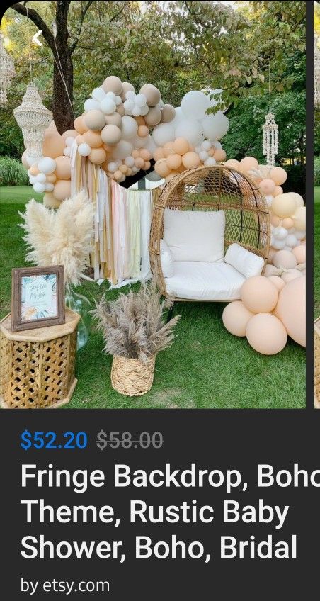 Boho Party Backdrop