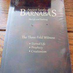Ancient Epistle of Barnabas His Life & Teachings by Ken Johnson BRAND NEW SEALED
