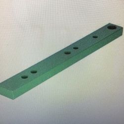 Drawbar, rear straight, fits John Deere: 5400, 5510, 5420, 5310, 5410, 5200, 5520