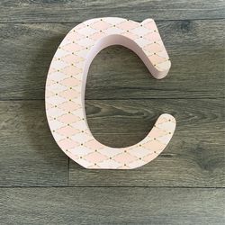 Wooden Letter C