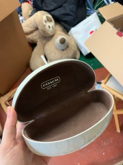 Coach glasses case