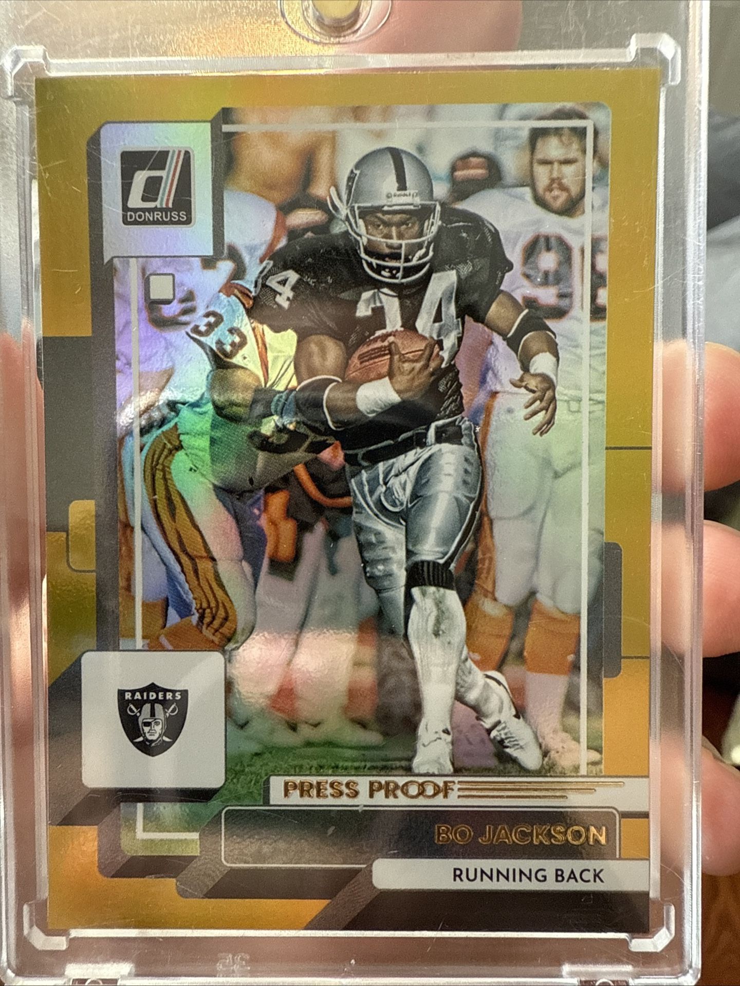 Bo Jackson Gold Press Proof 