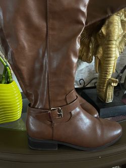 •*Style&Co* brown leather boots, • Size 7