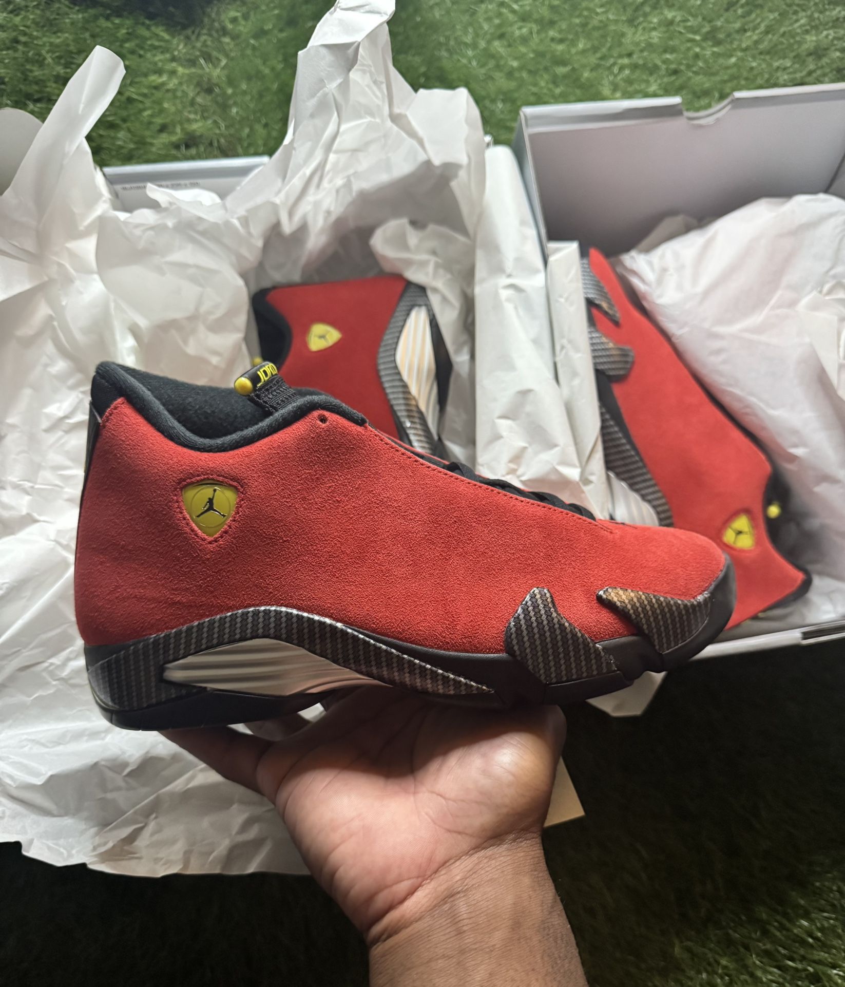 Jordan 14 Ferrari Size 7.5,
