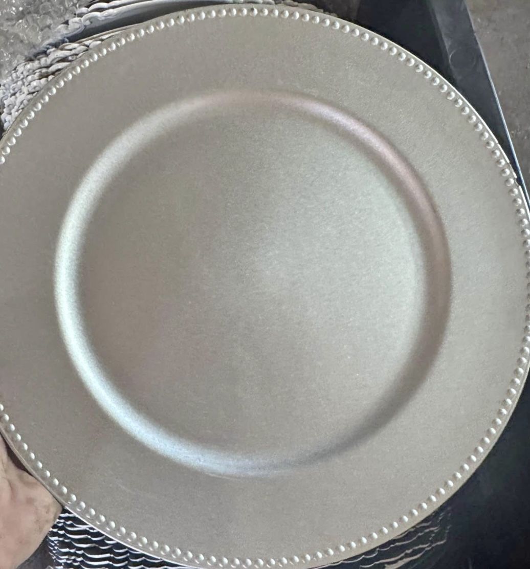 Silver Charger Plates