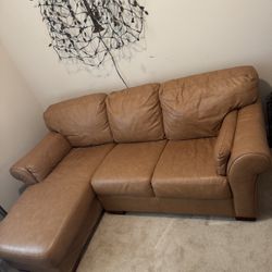 Leather Couch With Chaise