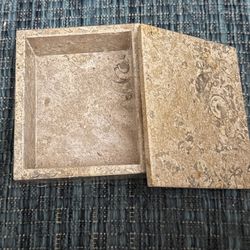 Marble Jewelry Trinket Box
