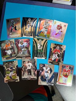 box of modern NFL football cards. Select, prizm , mosaic, optic, etc ( see pictures )