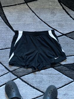 2000 nike black running shorts