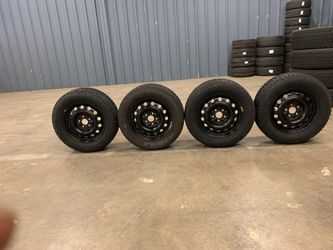 4.RIMS WITH SNOW TIRES 16” $500