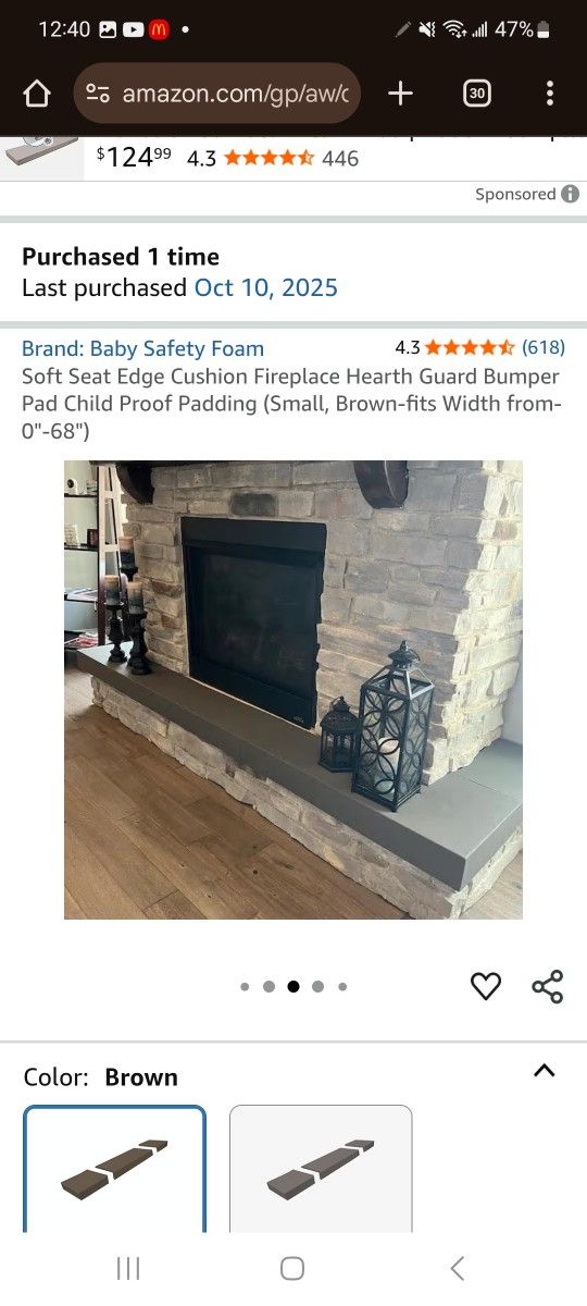 Soft Seat Edge Cushion Fireplace Hearth Guard Bumper Pad Child Proof Padding