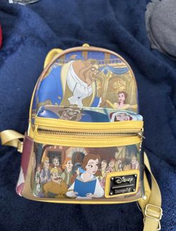 Retired Beauty and the Beast Loungfly Backpack