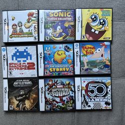 9 Original Video Games For Nintendo DSi