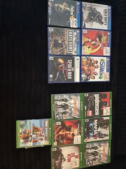 Old disc games for ps4/5 and Xbox One games