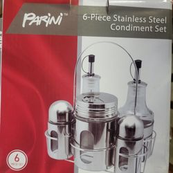 6 Piece Condiment Set