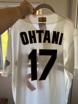 Ohtani Gold Authentic Jersey Size 40 LA Dodgers