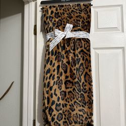 Baby Phat Leopard Oversized Plush Throw Blanket