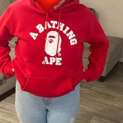 Bape Hoodie Red (NEW)