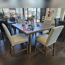 Black Friday Sale 5 Pc Counter Height Dining Table Set 