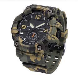 Activa X Invicta BlackOps Digital, Analog, Men’s Watch - 56mm, Camouflage, Green