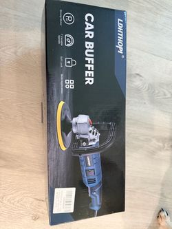 Buffer Polisher, 1600W 7 Inch/6 Inch Rotary Buffer Polisher Waxer, 7 Variable Speed 1000-3500 RPM