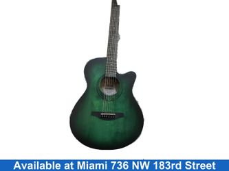 Godin Sa4070gr Green Acoustic Classic Guitar