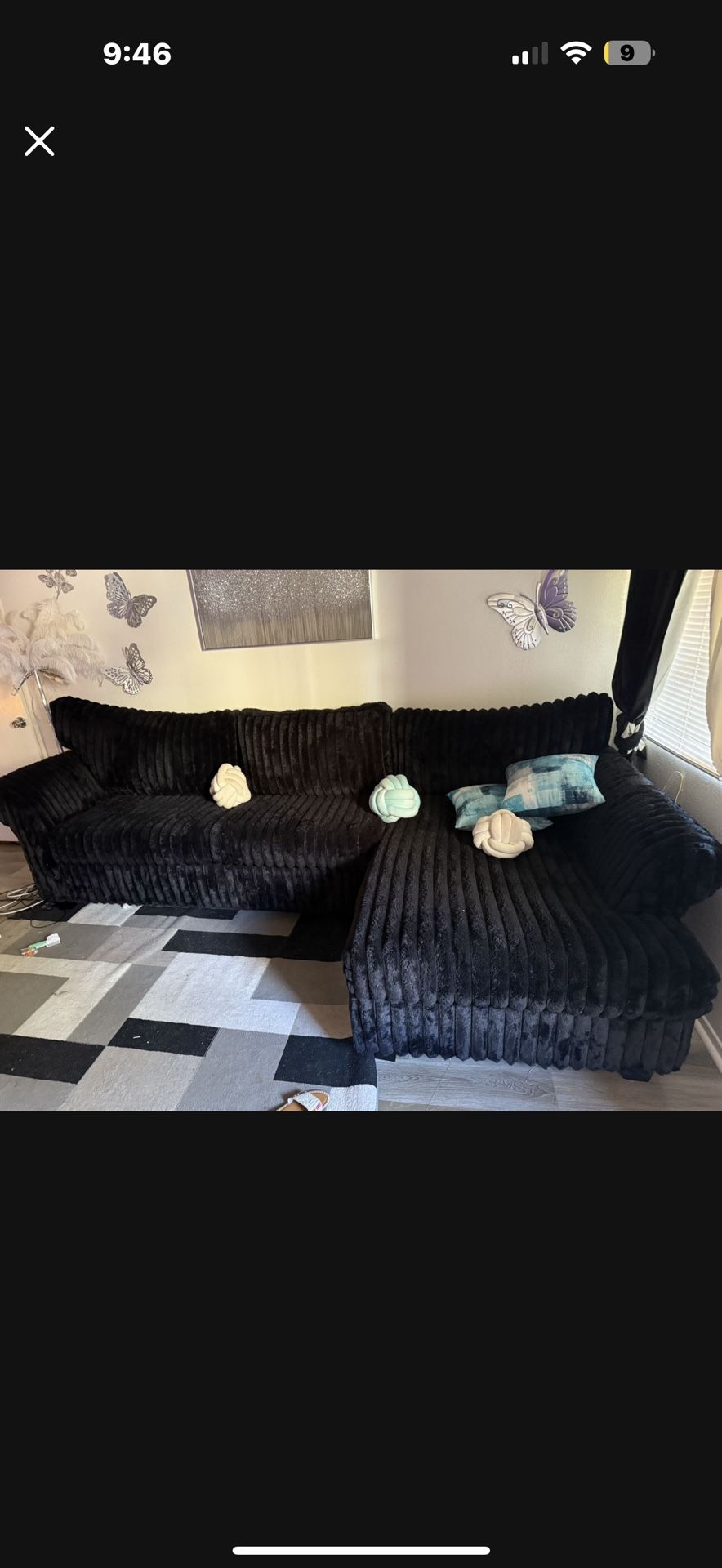Black Couches