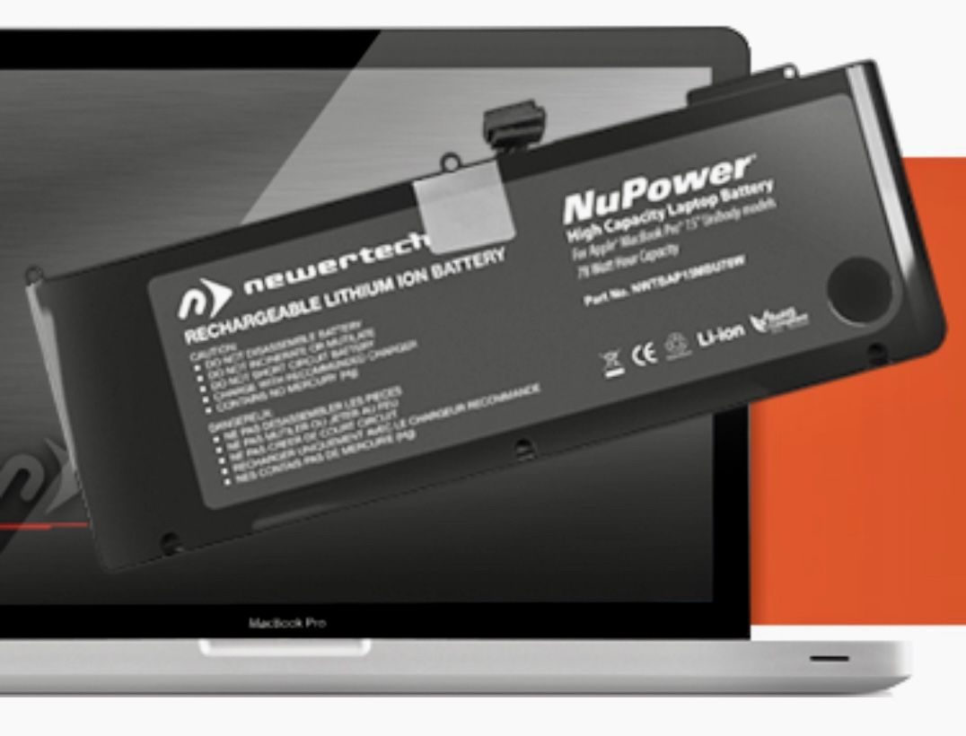 Newertech NuPower 85w Battery Unibody 15" Apple MacBook Pro 2011-mid 2012 A1286