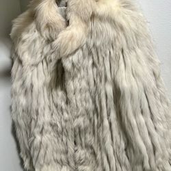 Luxury Fox Fur Winter Coat Clothing
