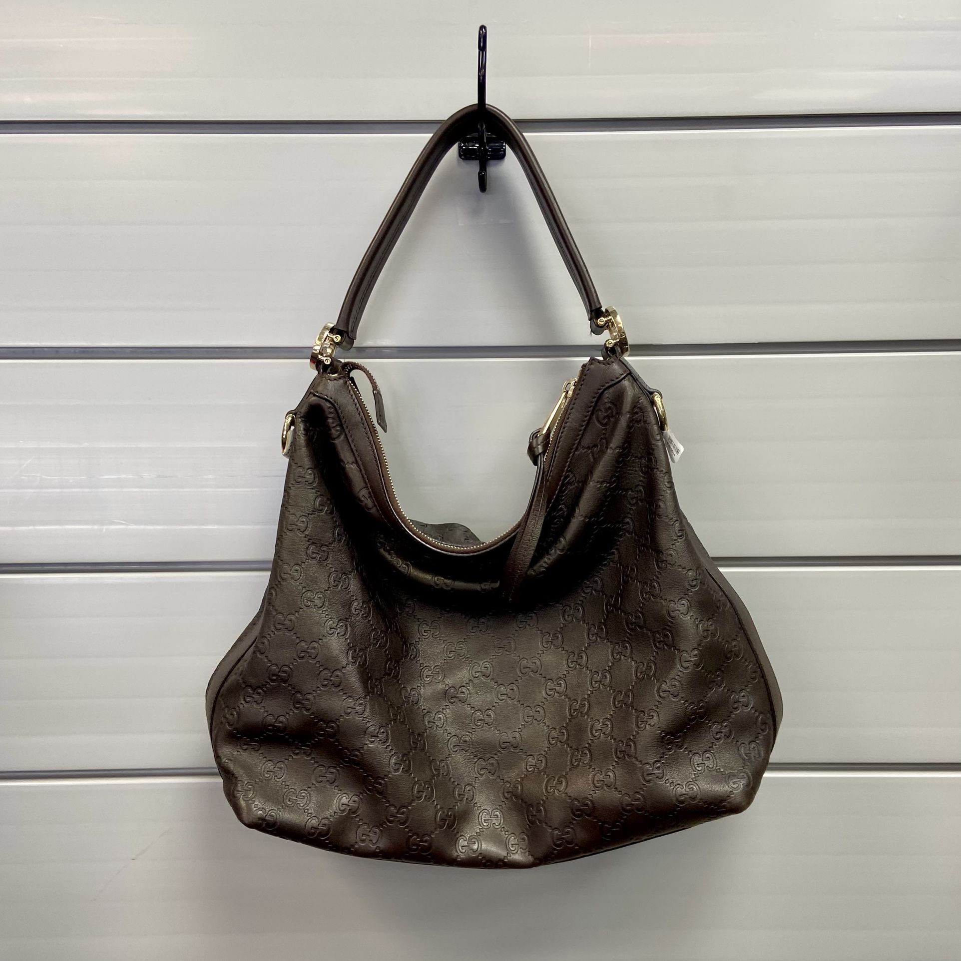 Gucci MISS GG Guccissima Brown Leather Tote Bag 11053656