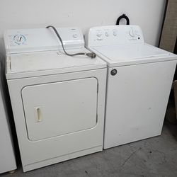 Whirlpool washer and dryer set