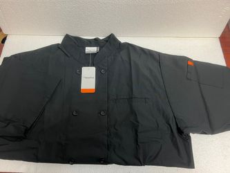 Chef's Top Cook Cool Happy Chef Vented Black Unisex . Size XL Style #305