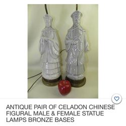 Chinese antique lamp