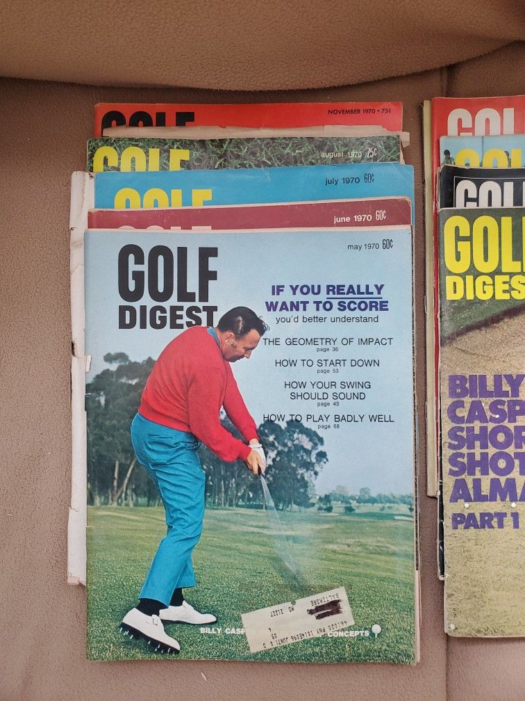 Golf Digest From The 70's