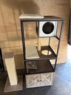 🐈‍⬛ Pet Cat scratch post tree house pet supply sisal