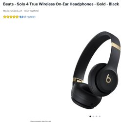 Beats 4 SOLO  Brand New Open Never Used 