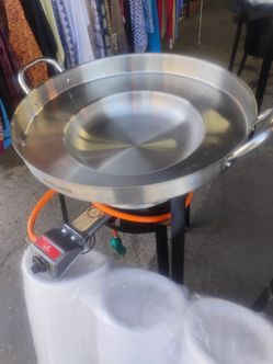 Comal de acero vase alta y quamador de alta pression 120 último